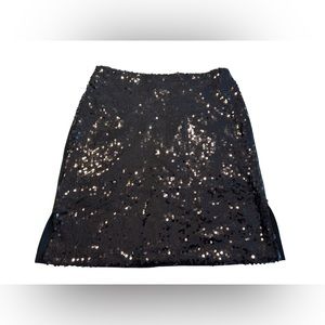 Sequins mini skirt. slit on both sides. size small, black
Brand: Savanna Jane